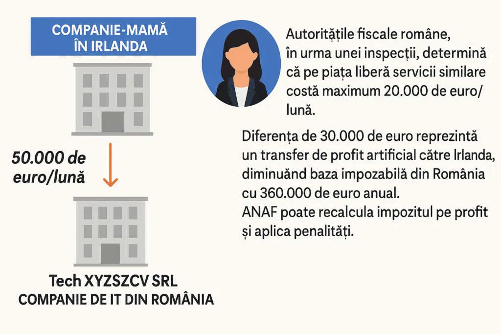 transfer de prețuri schema
