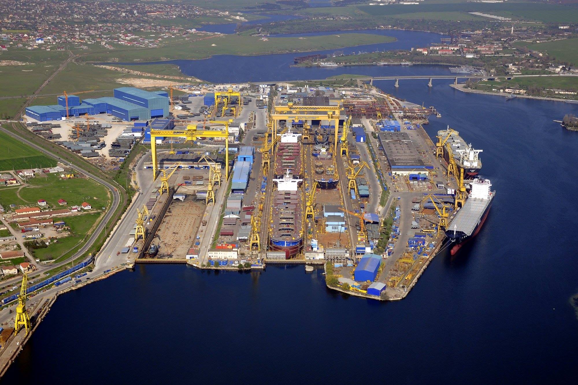 Șantierul naval Damen Mangalia a fost scos la vânzare. MSC și Rheinmetall vizitează astăzi șantierul naval | Economica.net