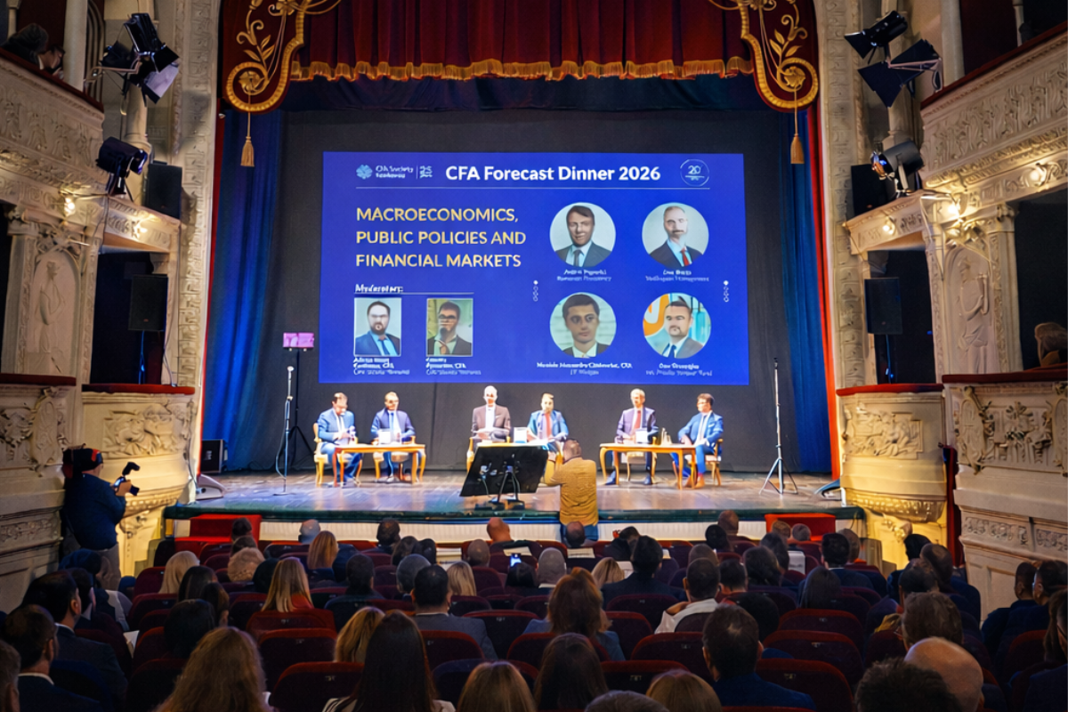Creștere economică de 1%-1,5%, inflație de 5%-6%, euro la 5,1 lei și ROBOR la peste 5% așteaptă comunitatea financiară și economică din România în 2026 | GRAFICE