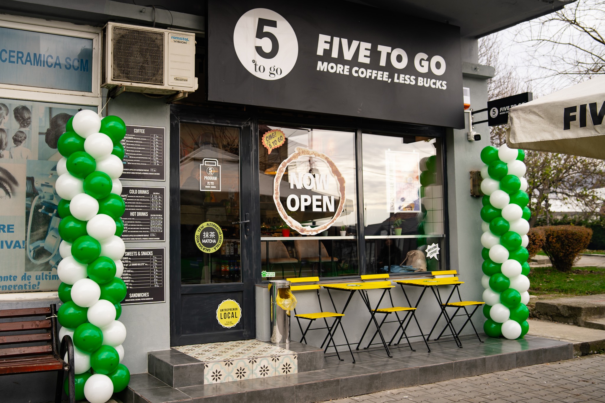 5 to go a deschis 98 de cafenele în 2025. Afacerile lanțului au crescut cu 18%, la 65 mil. euro