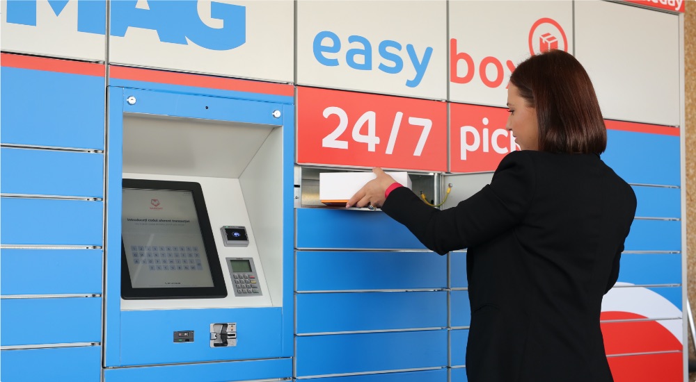 România depășește pragul de 10.000 de lockere pentru livrarea coletelor. easybox conduce topul. GRAFICE