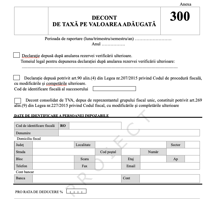 ANAF-ul vrea să modifice Formularul 300. Se schimbă modul în care se face decontul TVA pentru firmele care fac afaceri cu statul