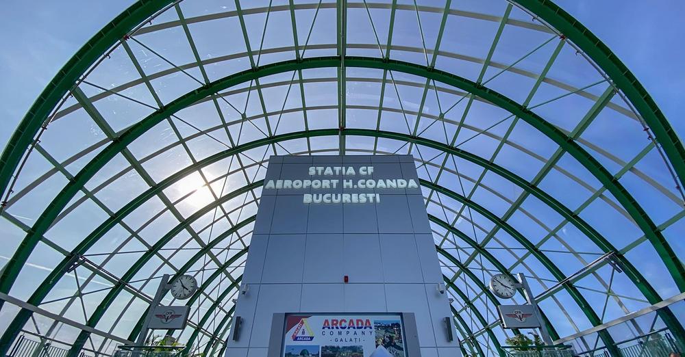 Compania care a făcut linia suspendată de cale ferată spre Aeroportul Otopeni se menține de 16 ani pe profit