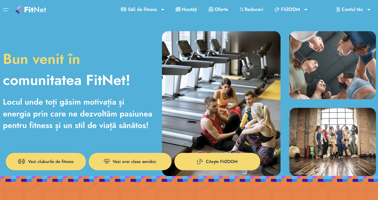Platforma FitNet își propune să devină cea mai mare comunitate de fitness din România