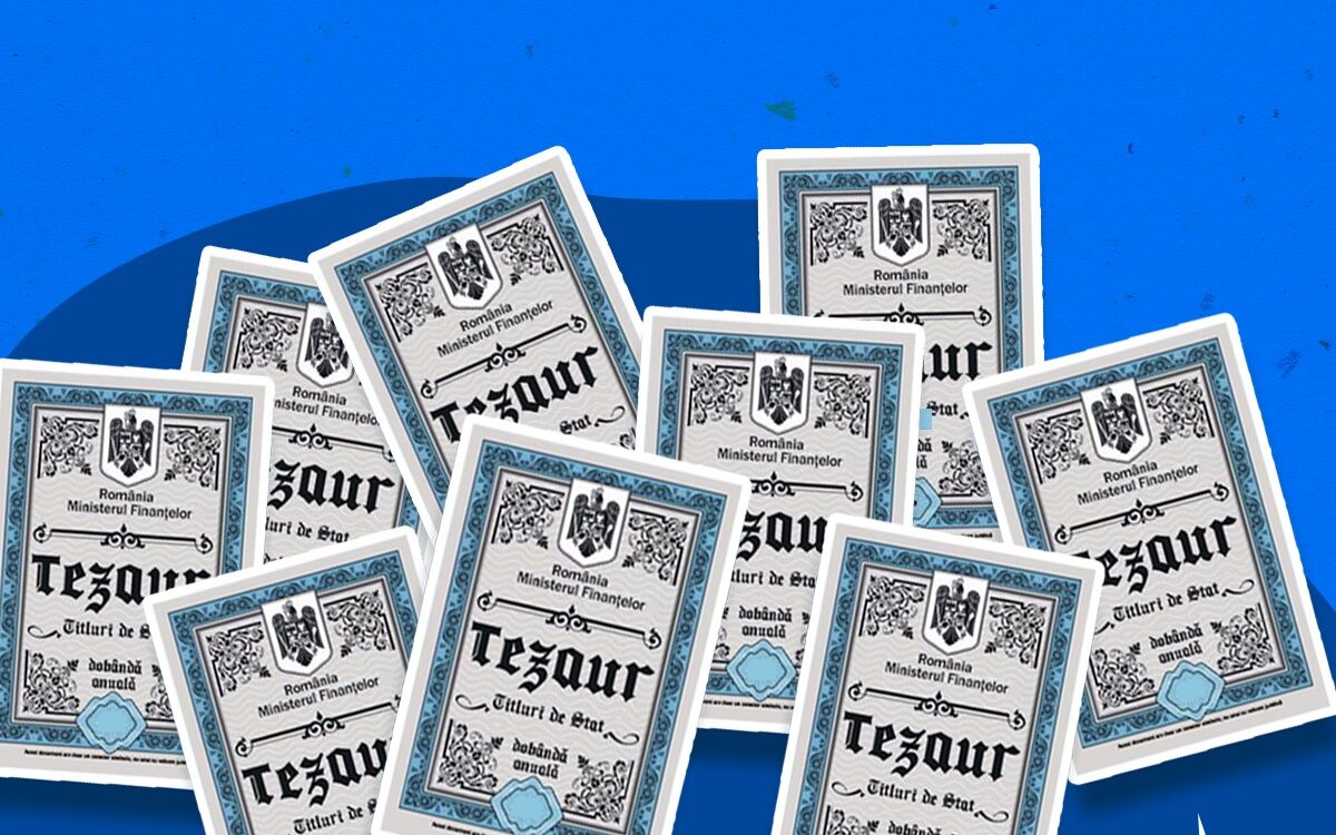 Dobânzile la Titlurile Tezaur scad în luna august. Investițiile pe 3 și 5 ani rămân cele mai avantajoase