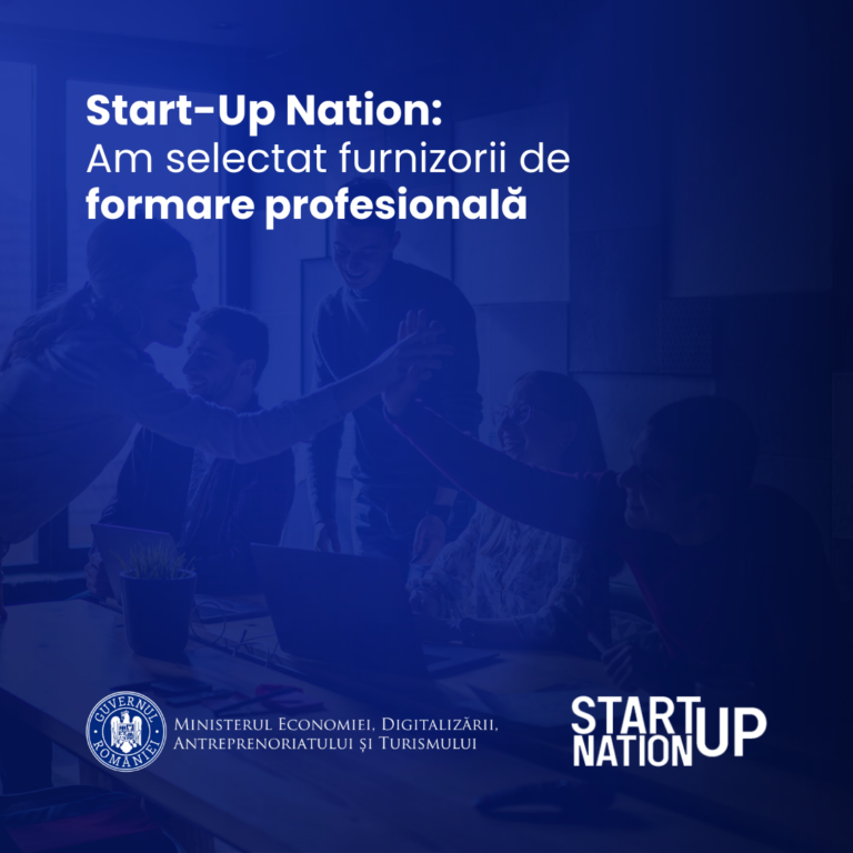Lista completă și oficială a firmelor și asociațiilor care oferă cursuri de antreprenoriat la Start-Up Nation 2025