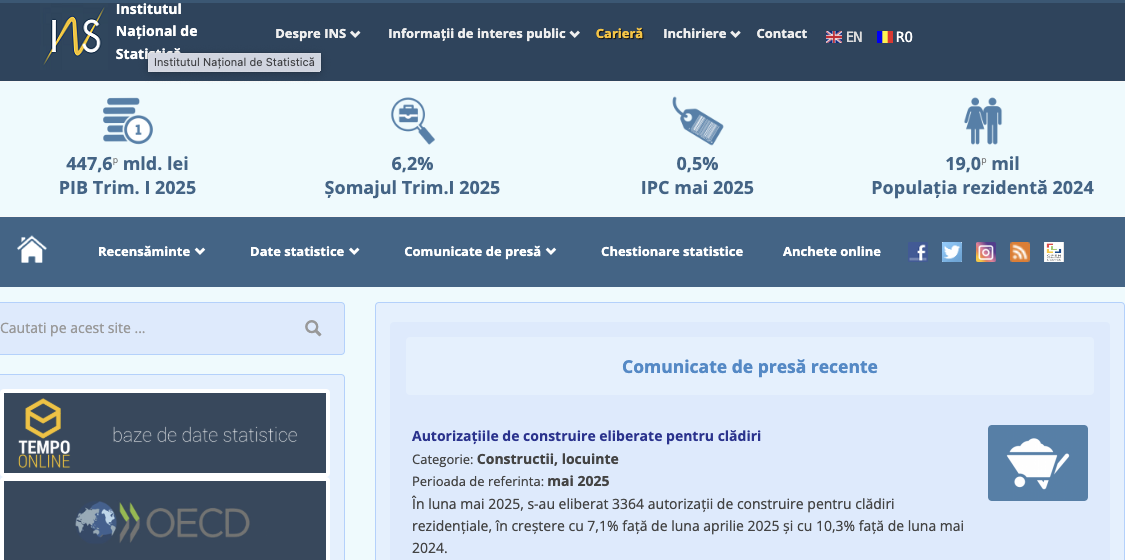 România riscă să rămână fără statisticieni în urma aplicării măsurilor de austeritate