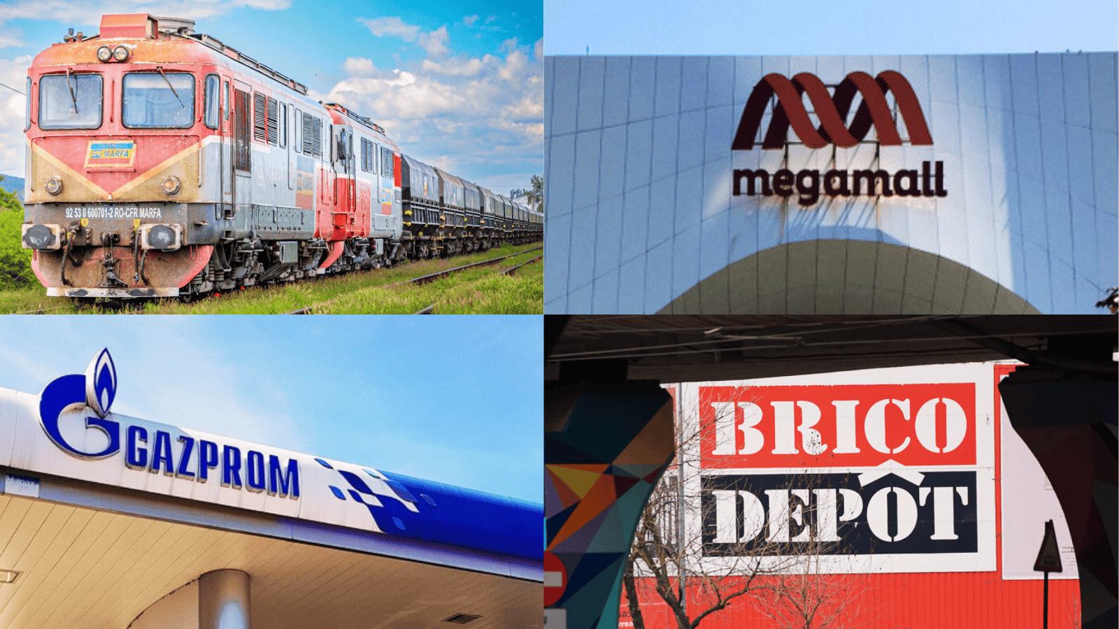 Top 10 cele mai mari companii care raportează pierderi în România de cel puțin 10 ani. Bricostore, CFR Marfă, ETI, Mega Mall, IRIDE, o firmă General Electric și o companie controlată de Gazprom